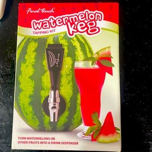Watermelon/Pumpkin Keg Tapping Kit - brand new! Turns fruit into drink dispenser